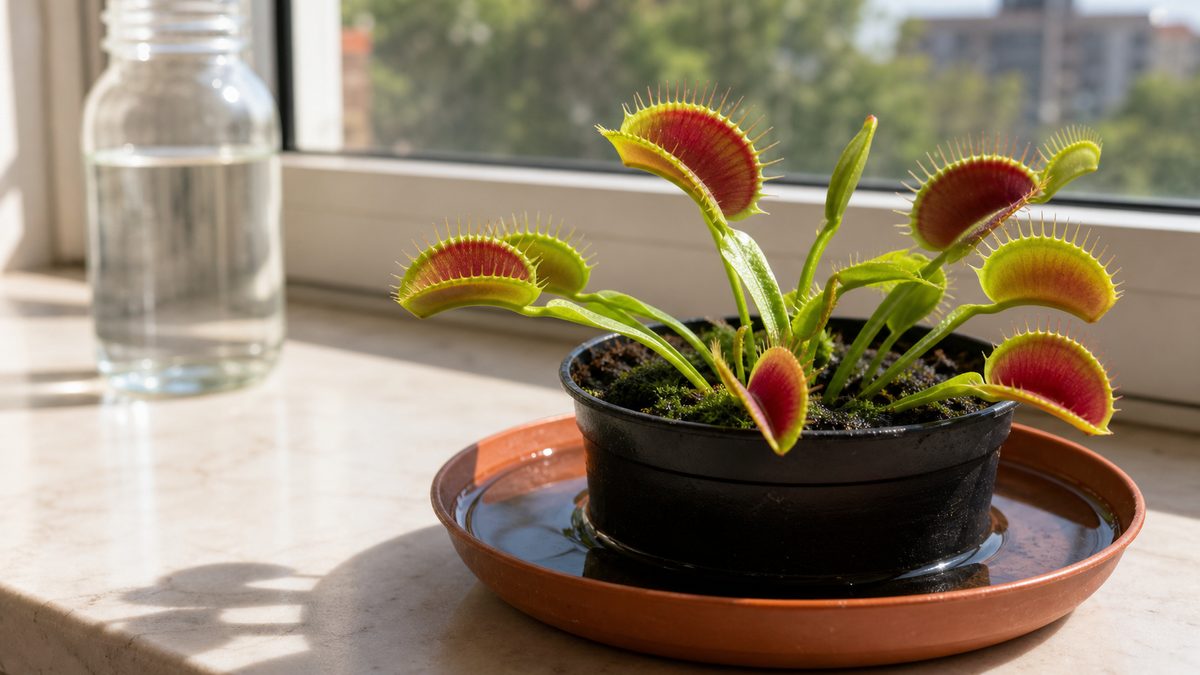 Como cuidar de planta carnívora: luz, água e substrato