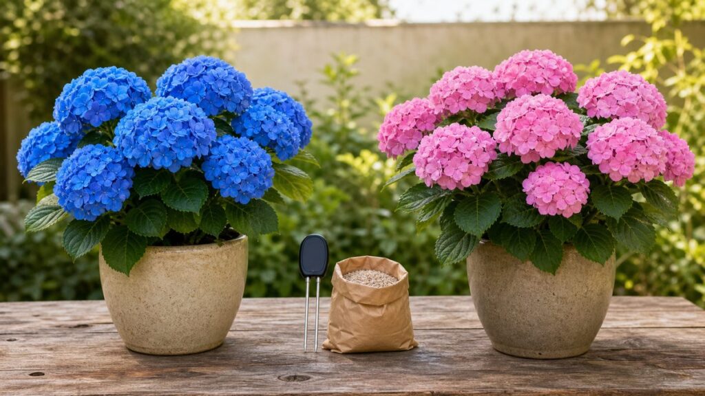 Como deixar a hortênsia azul? Entenda o papel do pH