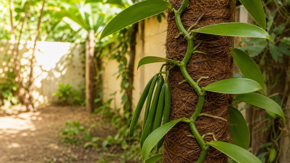 Como plantar orquídea-baunilha e conduzir a trepadeira