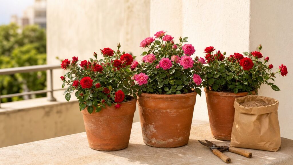 Como plantar mini-roseira e cuidar da floração