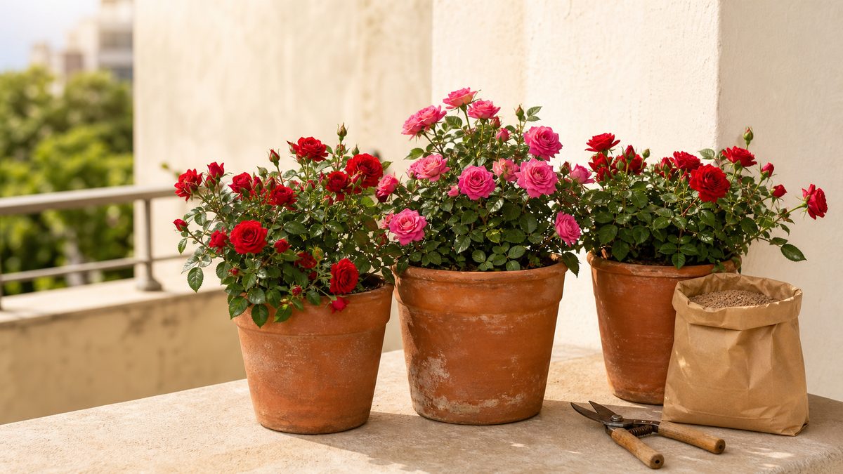 Como plantar mini-roseira e cuidar da floração