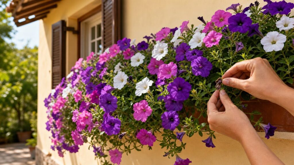 Como plantar petúnias e manter a floração