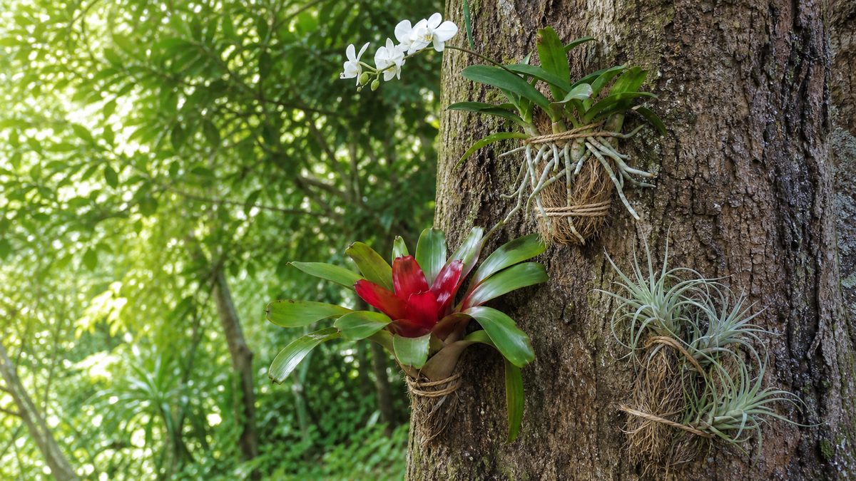 O que são plantas epífitas e plantas aéreas?