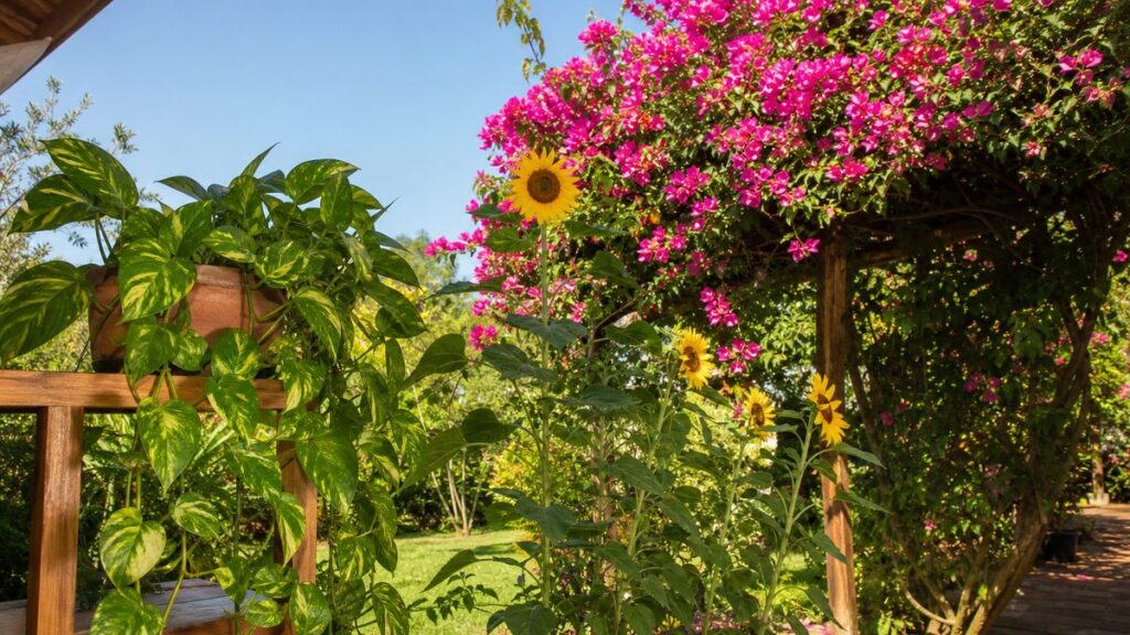 Plantas ornamentais de crescimento rápido para vasos e jardins
