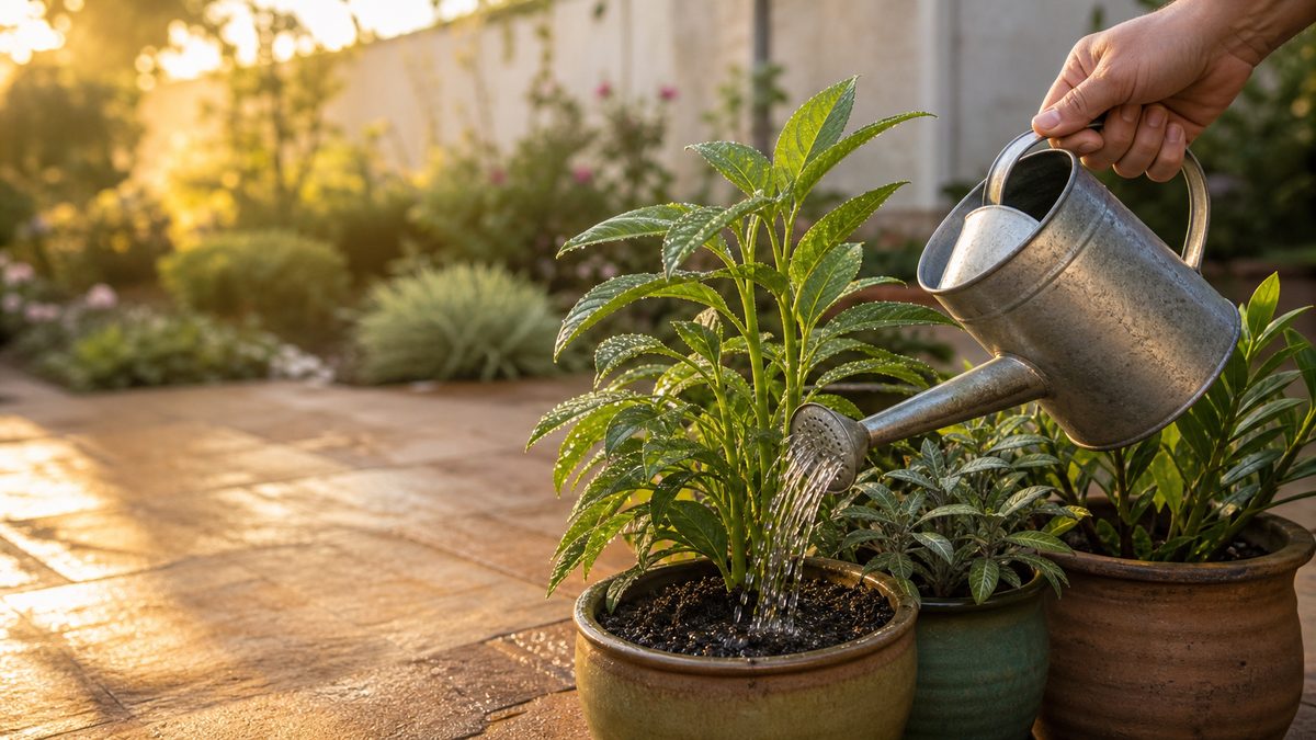 Qual o melhor horário para regar as plantas?