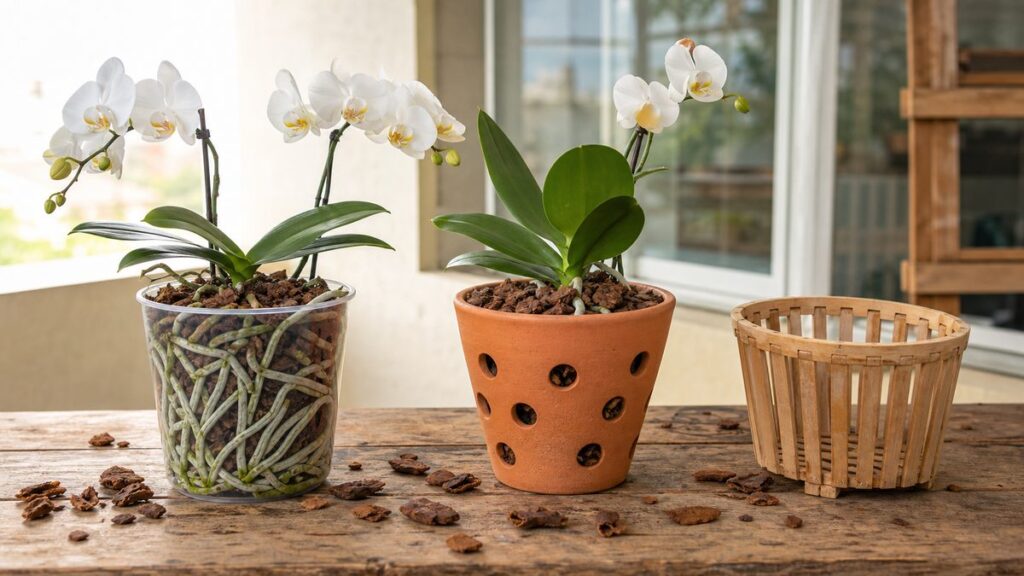 Qual o melhor vaso para orquídeas? Materiais e drenagem
