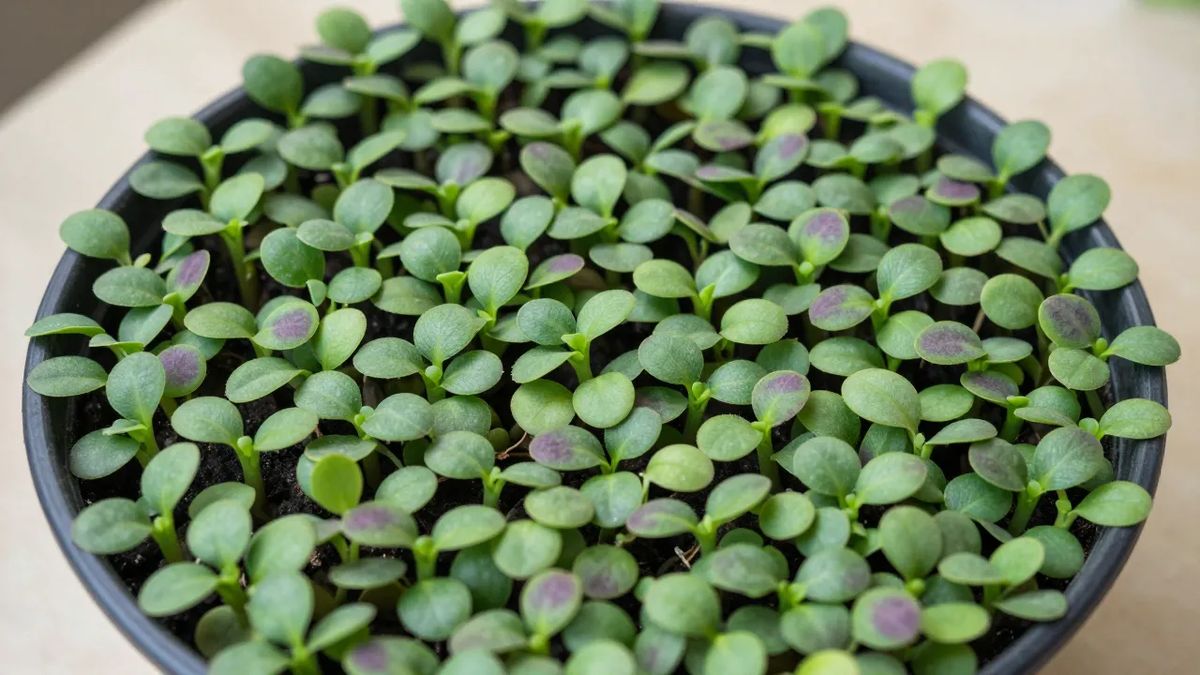 Estacas de dinheiro-em-penca replantadas juntas em vaso novo